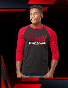 Trust The Process Baseball Tee