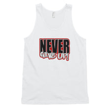 Load image into Gallery viewer, Never Give Up Classic tank top (unisex)