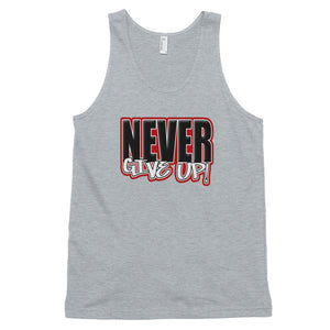 Never Give Up Classic tank top (unisex)