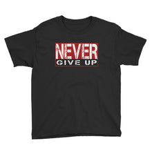 Load image into Gallery viewer, Never Give Up Kids Tee