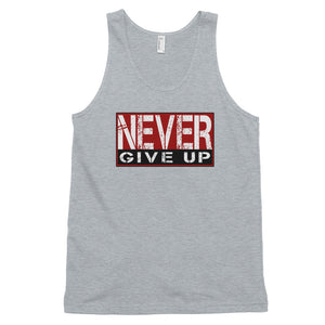 Never Give UpClassic tank top (unisex)