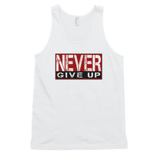 Load image into Gallery viewer, Never Give UpClassic tank top (unisex)
